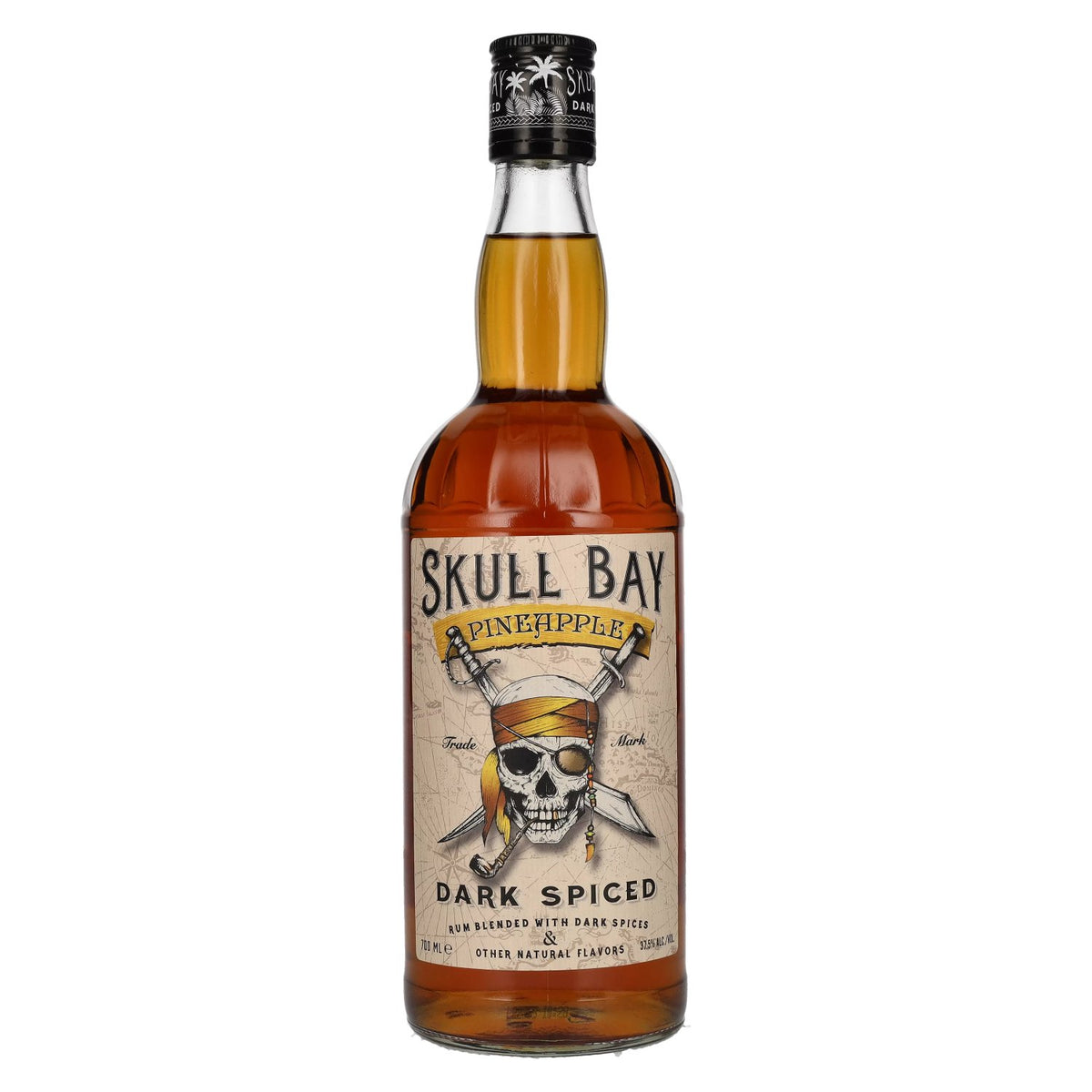 Skull Bay PINEAPPLE Dark Spiced 37.5% Vol. 0.7l
