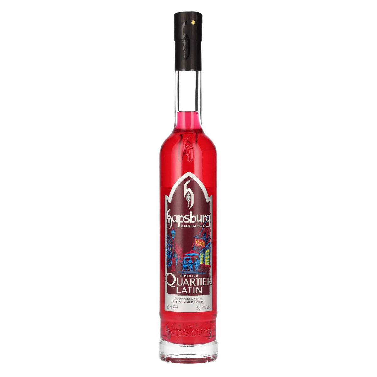 Hapsburg Absinthe QUARTIER LATIN Flavored with Red Summer Fruits 53.5% Vol. 0.5l
