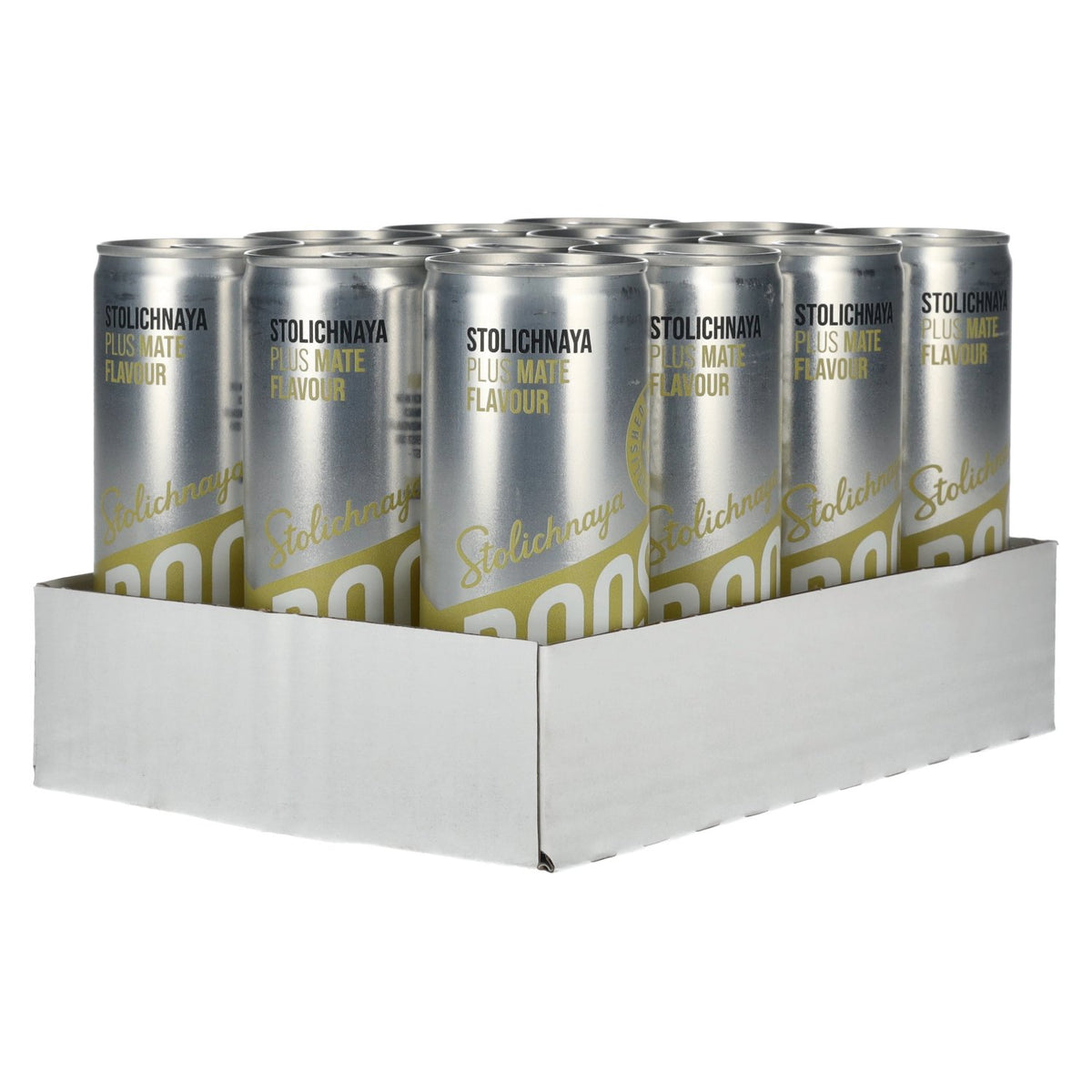 Stolichnaya Boost Plus MATE Flavour 5% vol. 12 x 0.25 l tins (deposit)