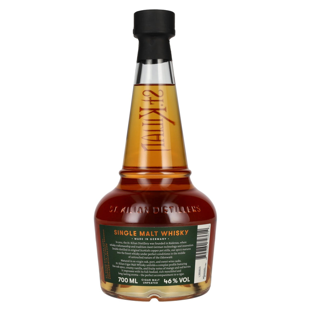 St. Kilian CIGAR MALT Single Malt Whisky 46% vol. 0.7l