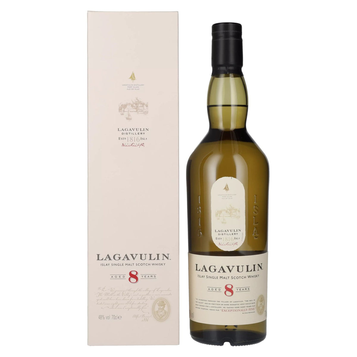 Lagavulin 8 Years Old Single Malt Whisky 48% Vol. 0.7l in Gift Box