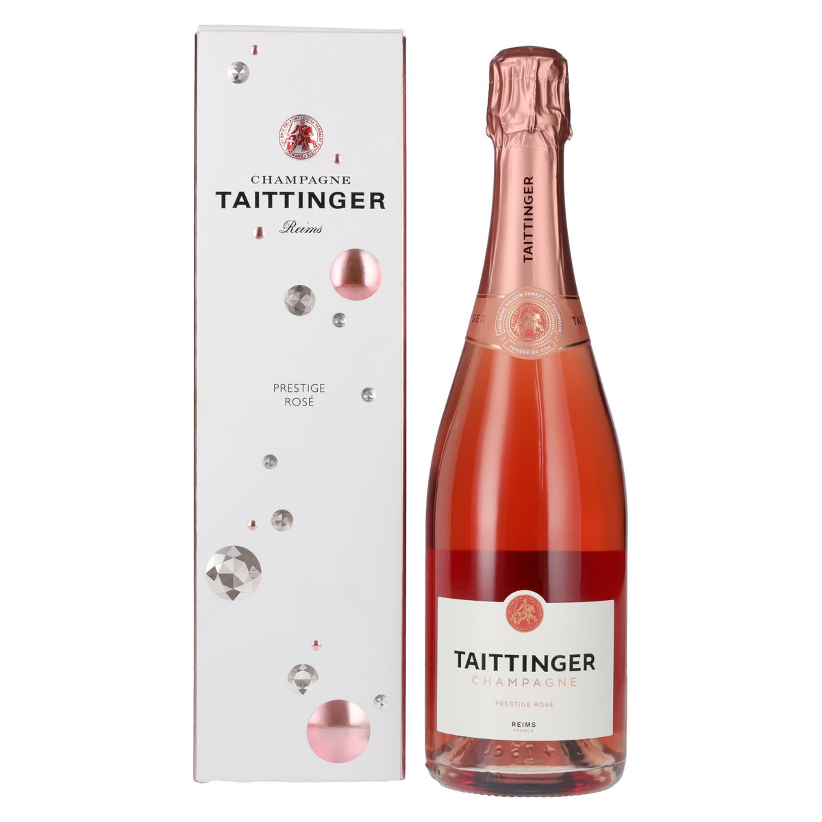 Taittinger Champagne Prestige Rosé Brut 12,5% Vol. 0,75l in Geschenkbox