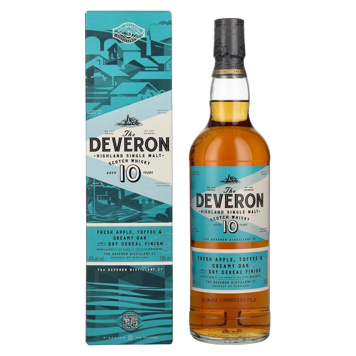 The Deveron 10 Years Old Highland Single Malt Scotch Whisky 40% Vol. 0.7l in Gift Box