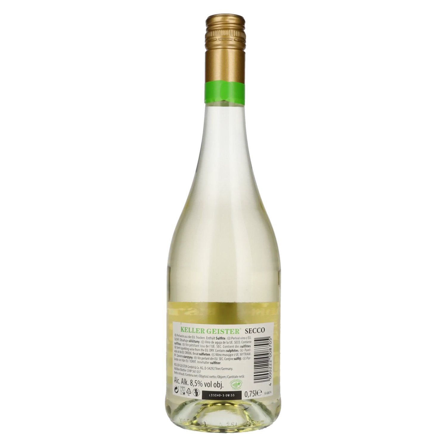 Keller Geister Secco 8,5% Vol. 0,75l