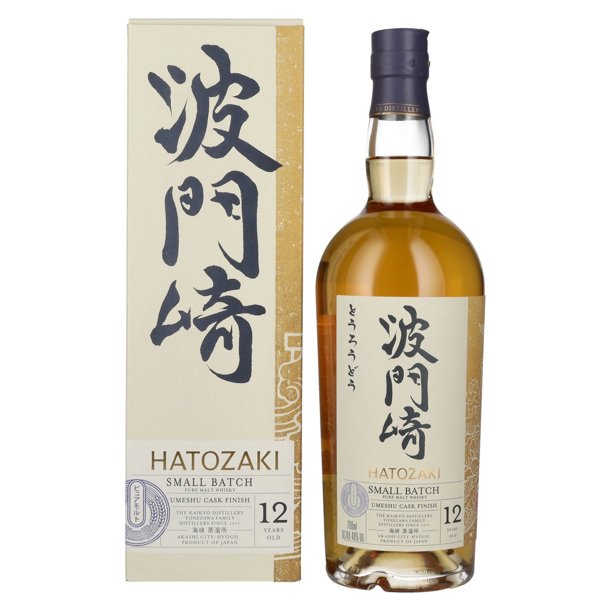 Hatozaki 12 Years Old SMALL BATCH Umeshu Cask Finish 46% Vol. 0,7l in Geschenkbox