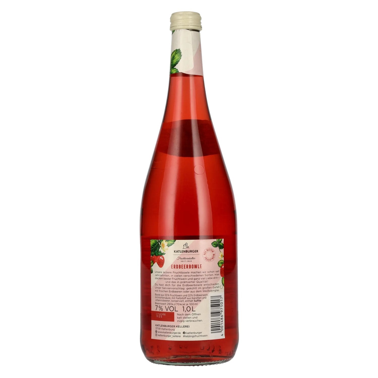 Katlenburger Fruchtbowle Erdbeer 7% Vol. 1l