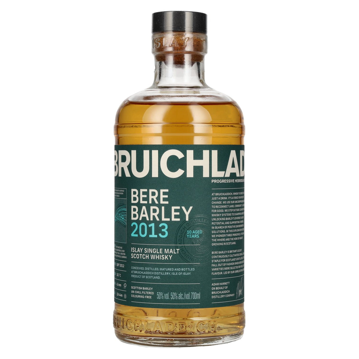 Bruichladdich BERE BARLEY 10 Years Old 2013 50% Vol. 0.7l