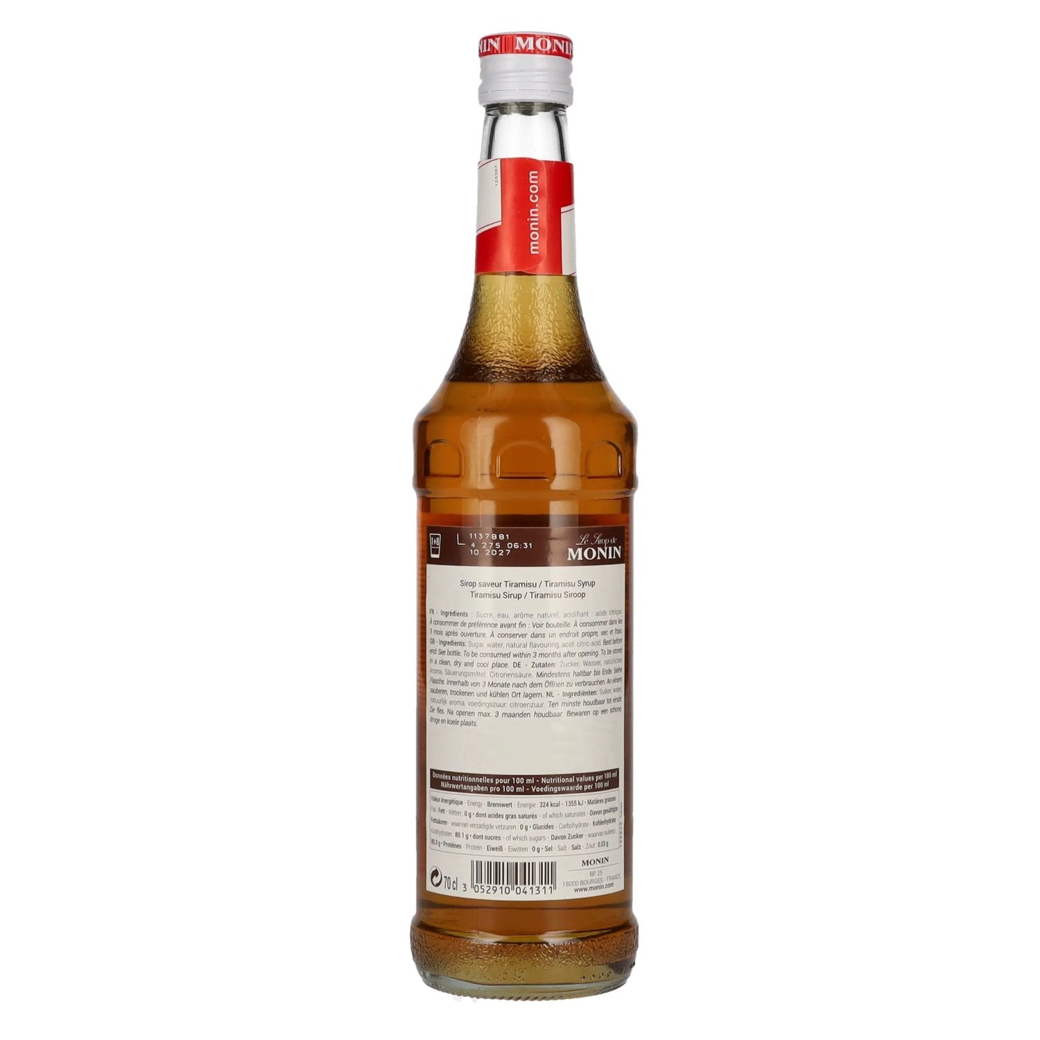 Monin Tiramisu Syrup 0.7l
