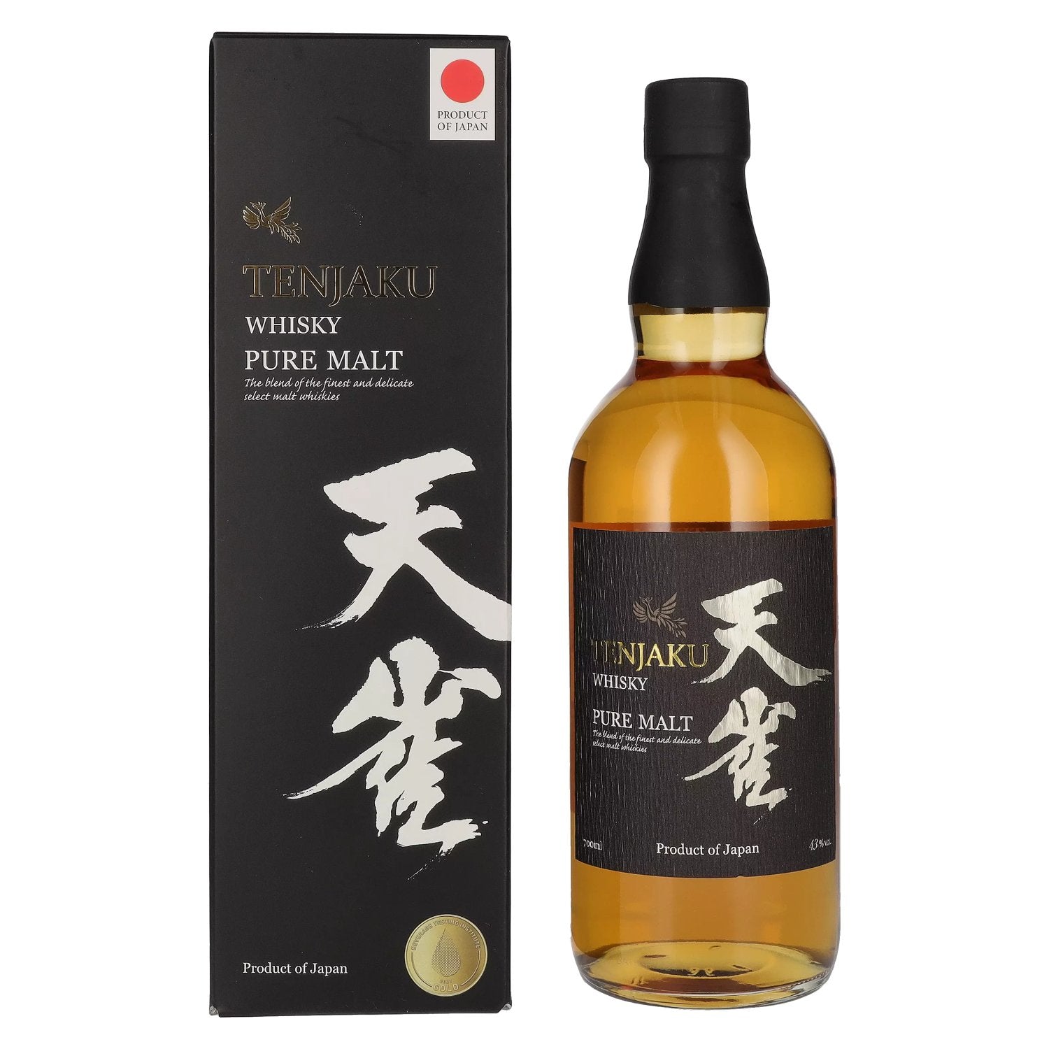 Tenjaku Pure Malt Whisky 43% Vol. 0.7l in gift box