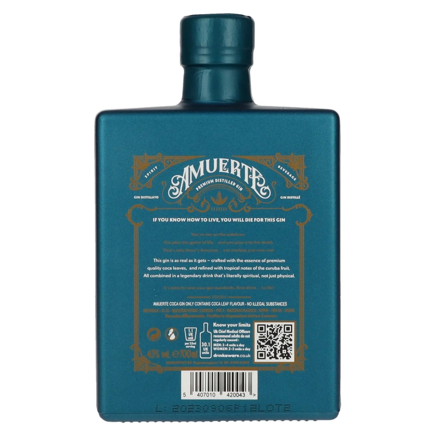 Amuerte COCA GIN - Green Edition 43% Vol. 0.7l