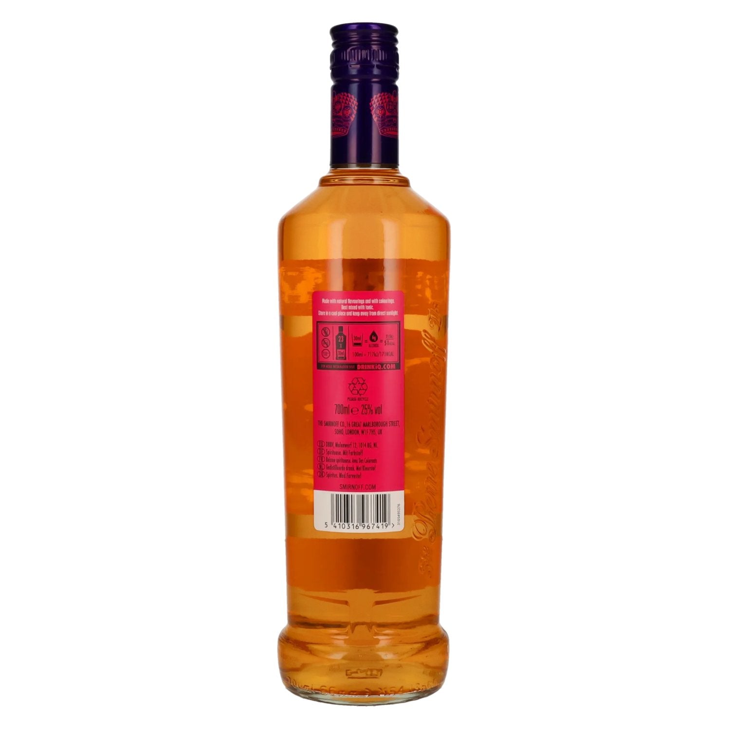 Smirnoff Vodka MANGO & PASSIONFRUIT TWIST Spirit Drink 25% Vol. 0,7l