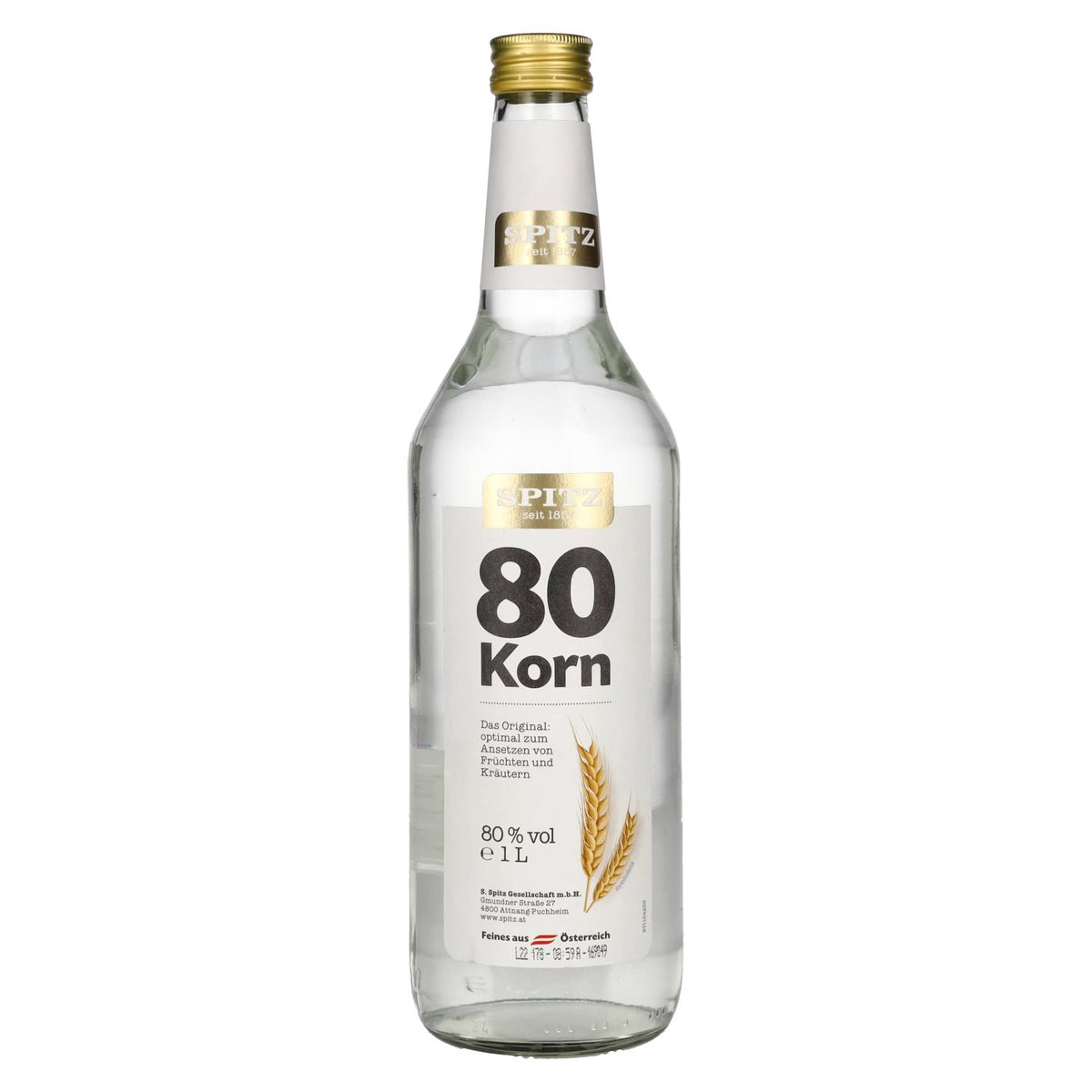 Spitz Grain Spirit 80% Vol. 1L