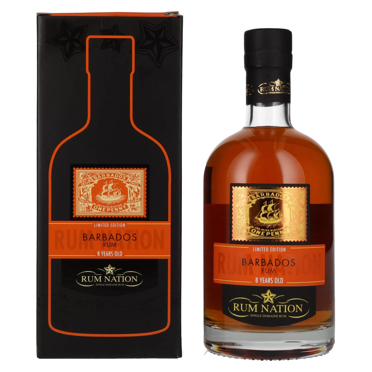 Rum Nation Barbados 8 Years Old Limited Edition 40% Vol. 0.7l in gift box