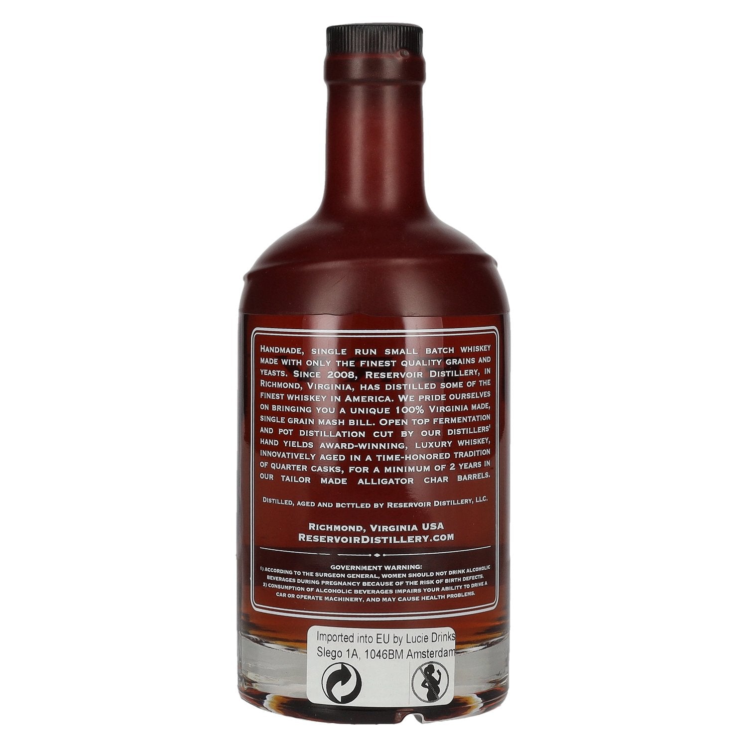 Reservoir Virginia Rye Whiskey Batch 1 Year 2024 50% ABV 0.7l