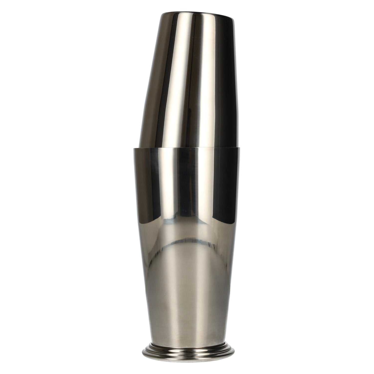 Cocktail Shaker mit Edelstahl Becher und stufenförmigem Boden