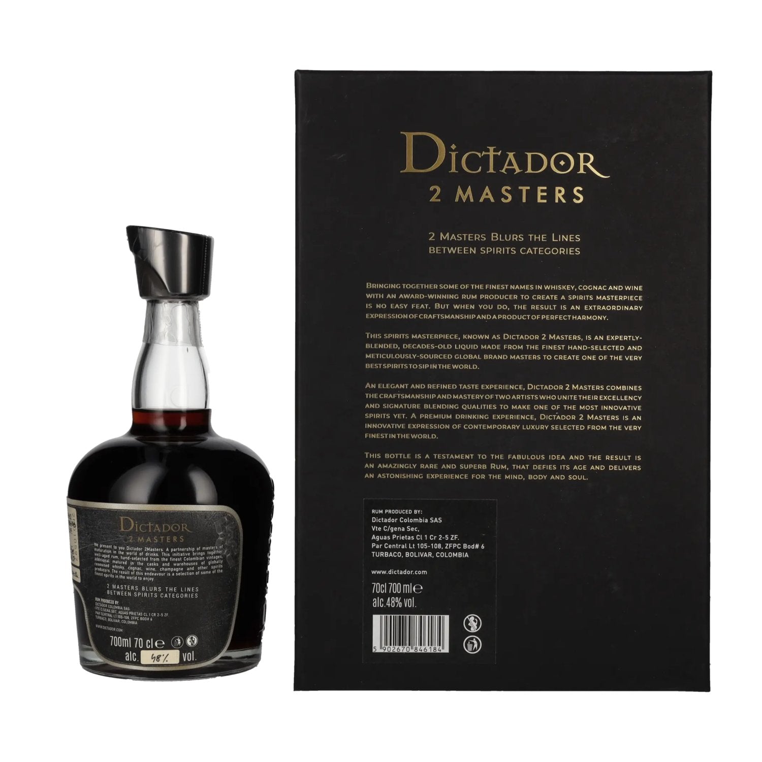 Dictador 2 MASTERS 1971/1974/1978/1980 Niepoort Port Pipe Finish 2021 48% Vol. 0,7l in Geschenkbox
