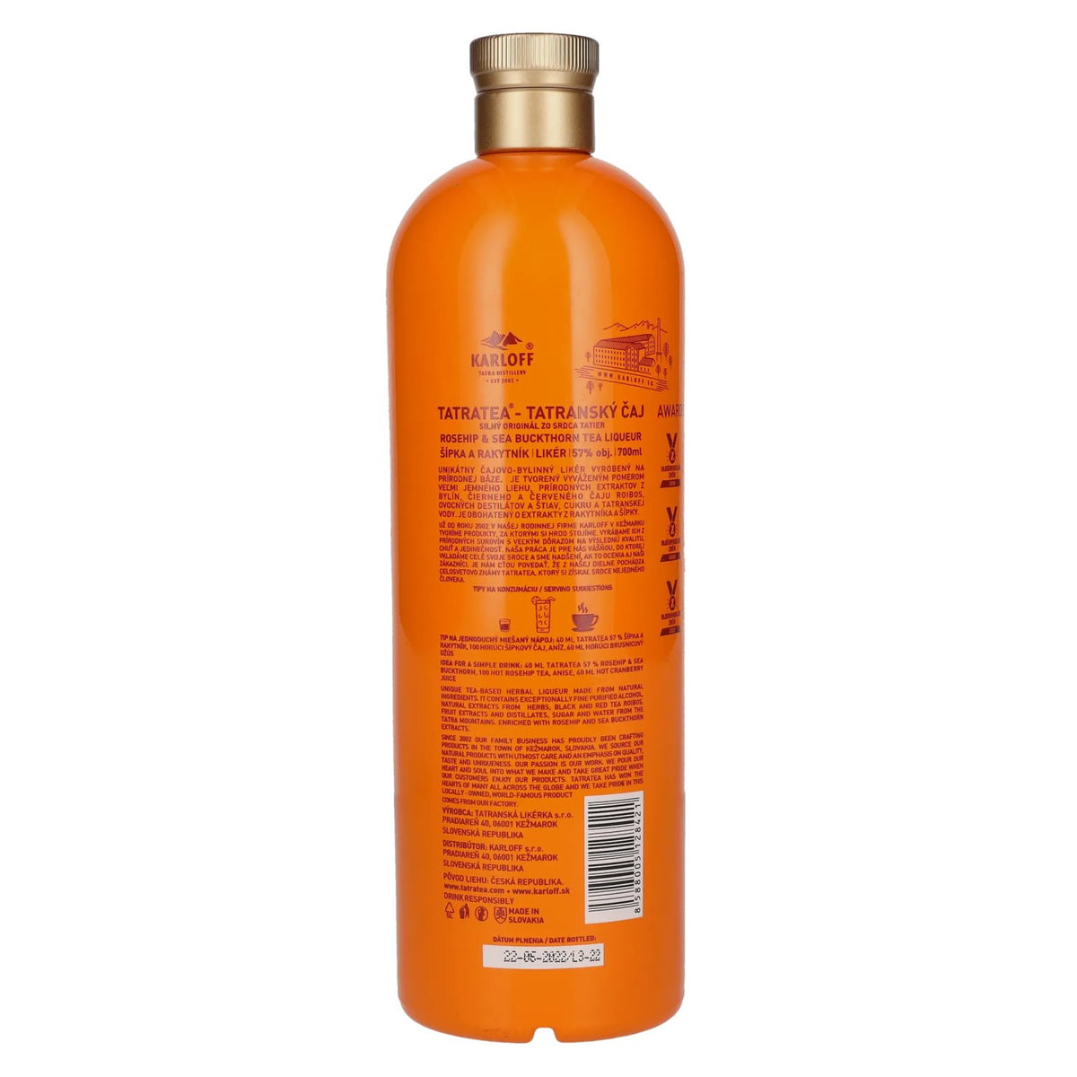 TATRATEA Rosehip & Sea Buckthorn Tea Liqueur 57% Vol. 0.7l
