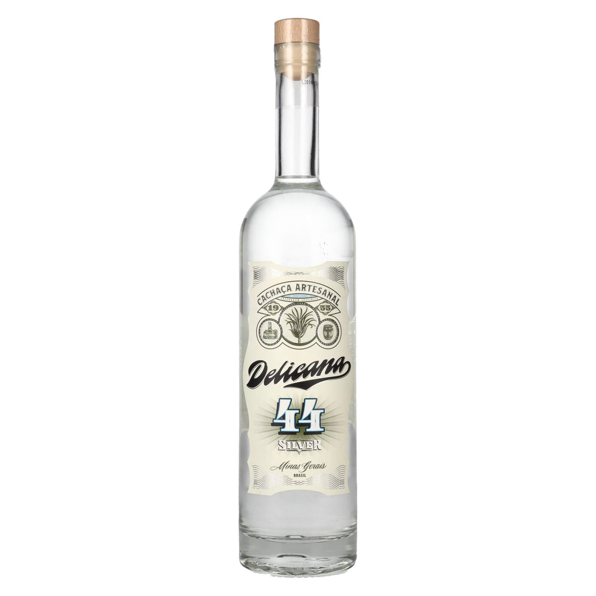 Delicana 44 SILVER Artisanal Cachaça 44% ABV 0.7l