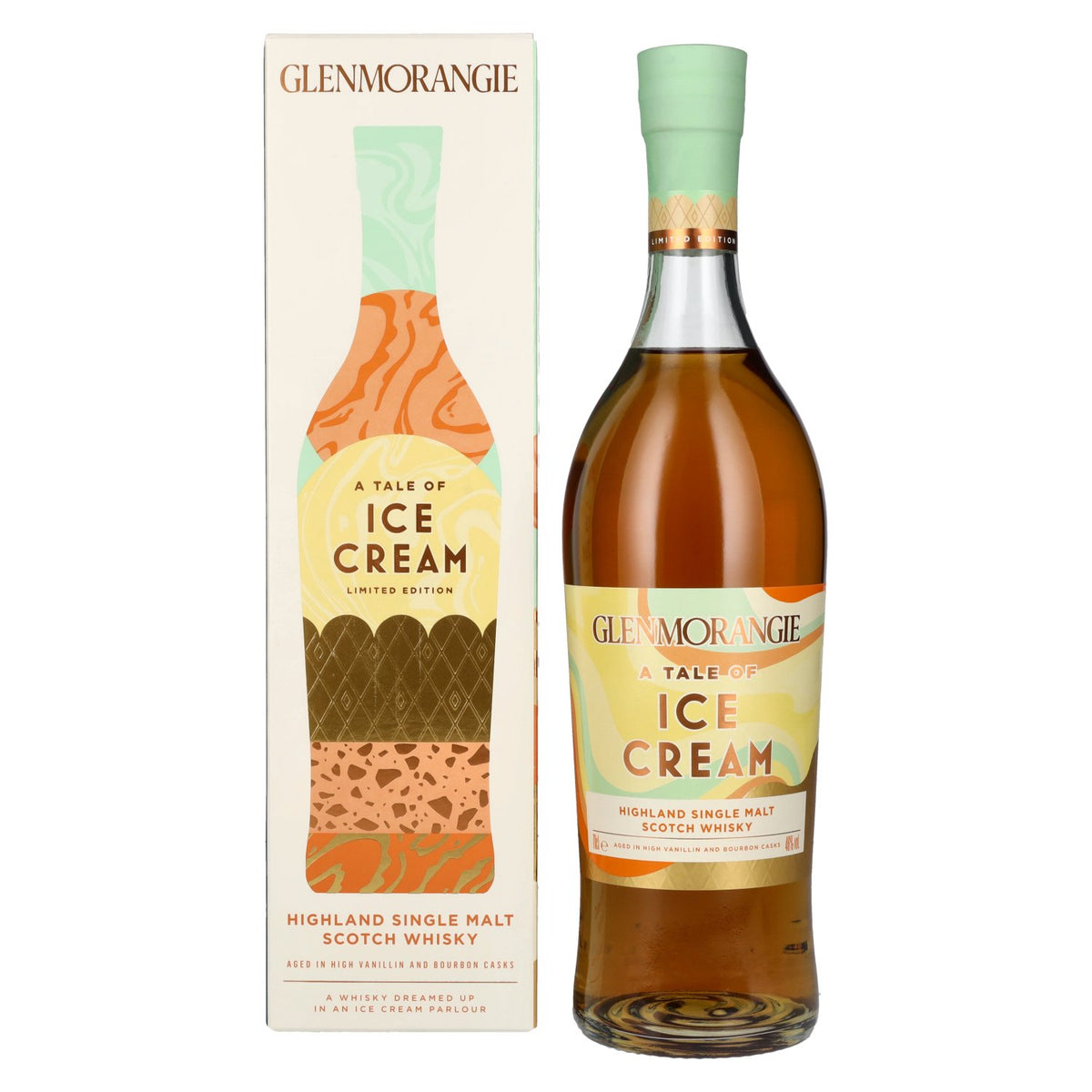 Glenmorangie A TALE OF ICE CREAM Highland Single Malt Limited Edition 46% Vol. 0.7L in gift box