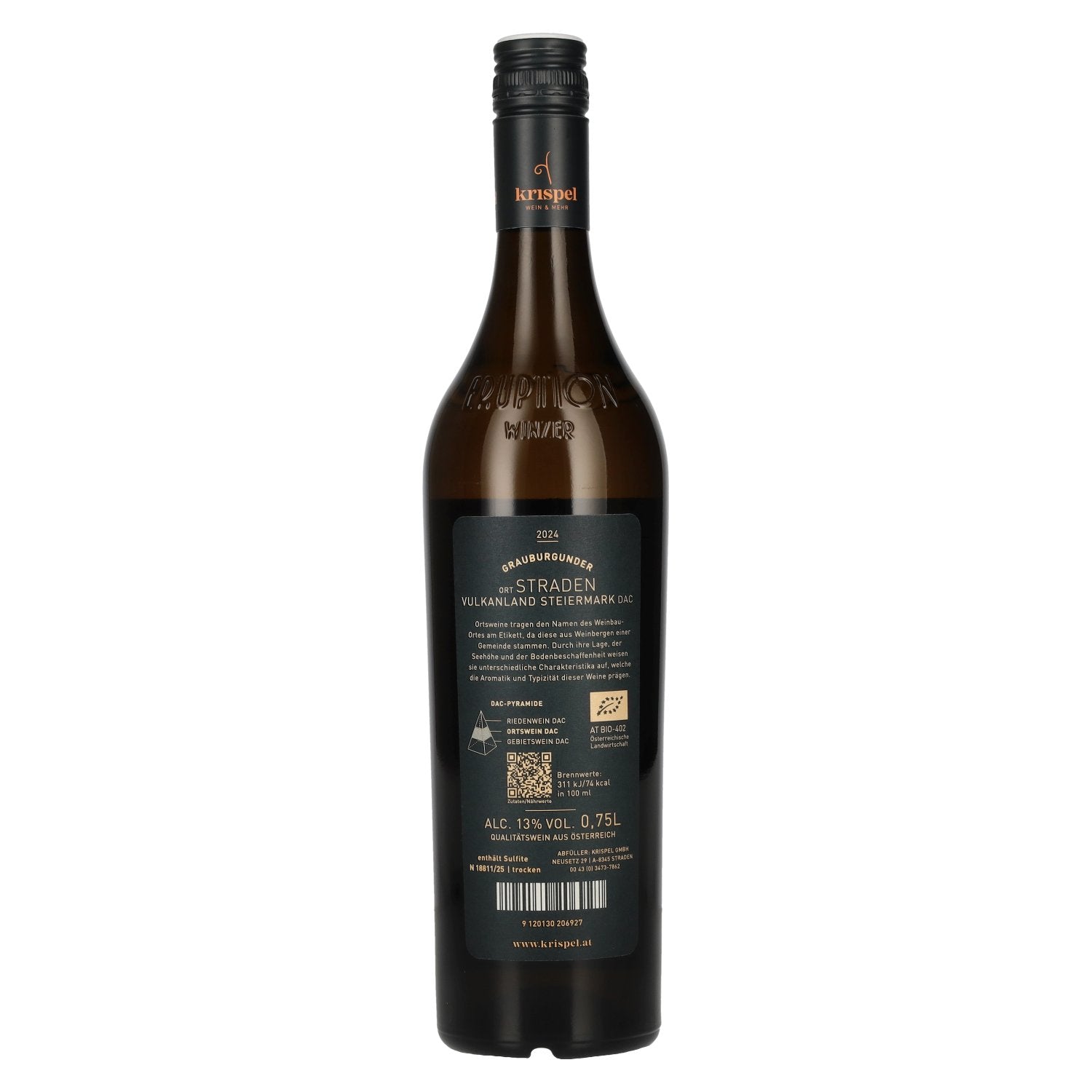 KRISPEL Grauburgunder Straden Vulkanland Steiermark DAC 2024 13% Vol. 0,75l