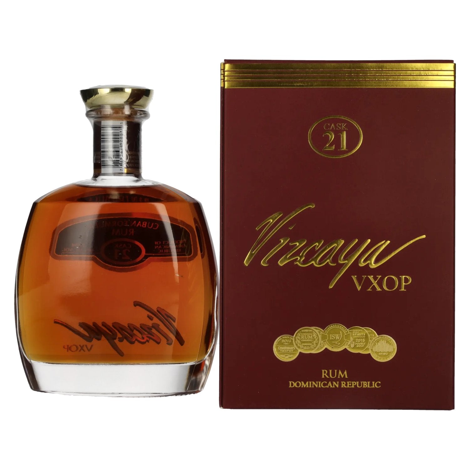 Vizcaya VXOP Cuban Formula Rum Cask 21 40% Vol. 0.7l in Gift Box