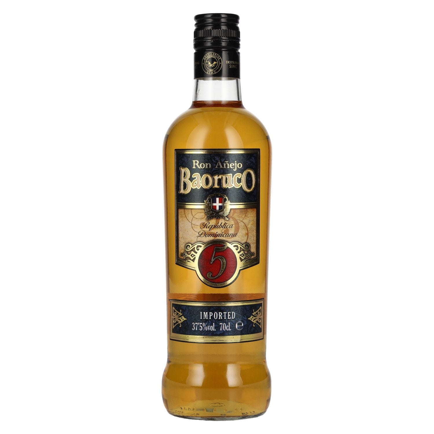 Ron Baoruco Ron Añejo 5 Years Rum 37.5% Vol. 0.7l