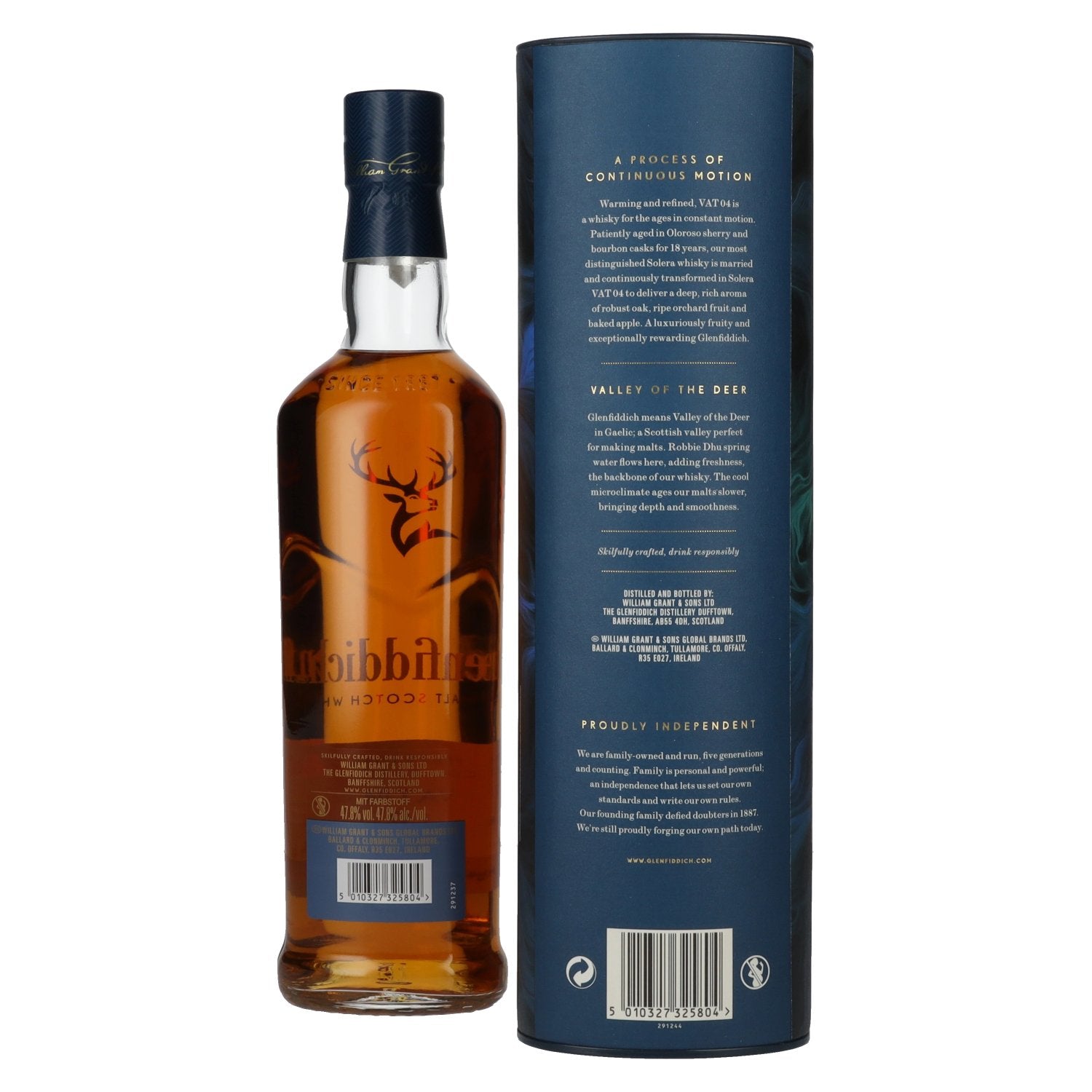 Glenfiddich 18 Years Old Perpetual Collection VAT 04 Single Malt Scotch Whisky 47,8% Vol. 0,7l in Geschenkbox