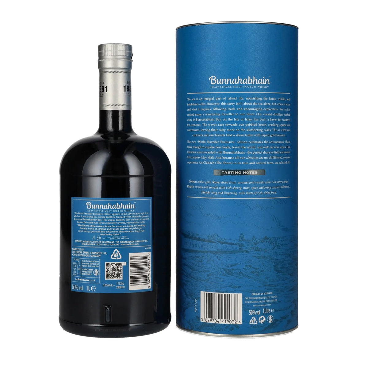Bunnahabhain AN CLADACH Islay Single Malt Scotch Whisky Limited Edition Release 50% Vol. 1l in Geschenkbox