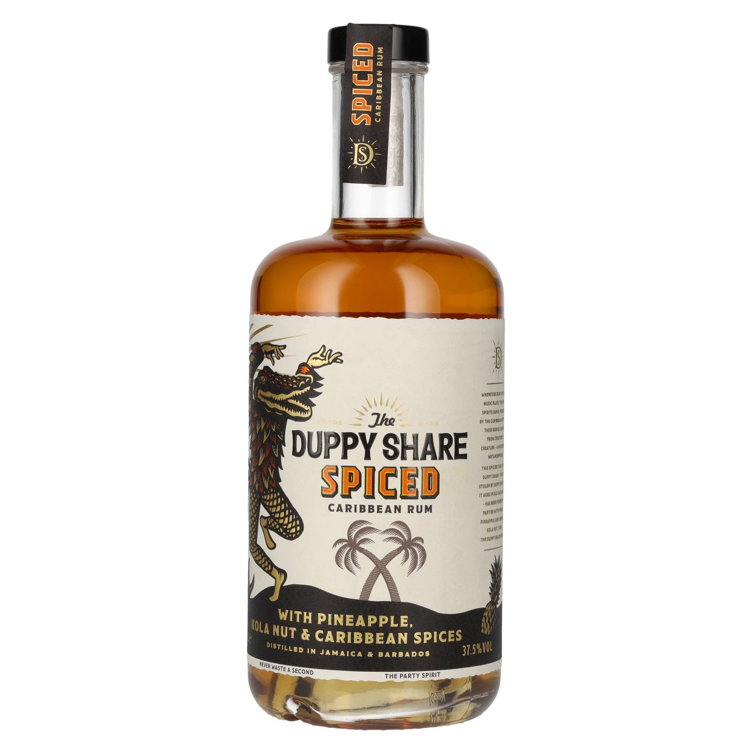 Duppy Share Spiced Caribbean Rum 37.5% Vol. 0.7l