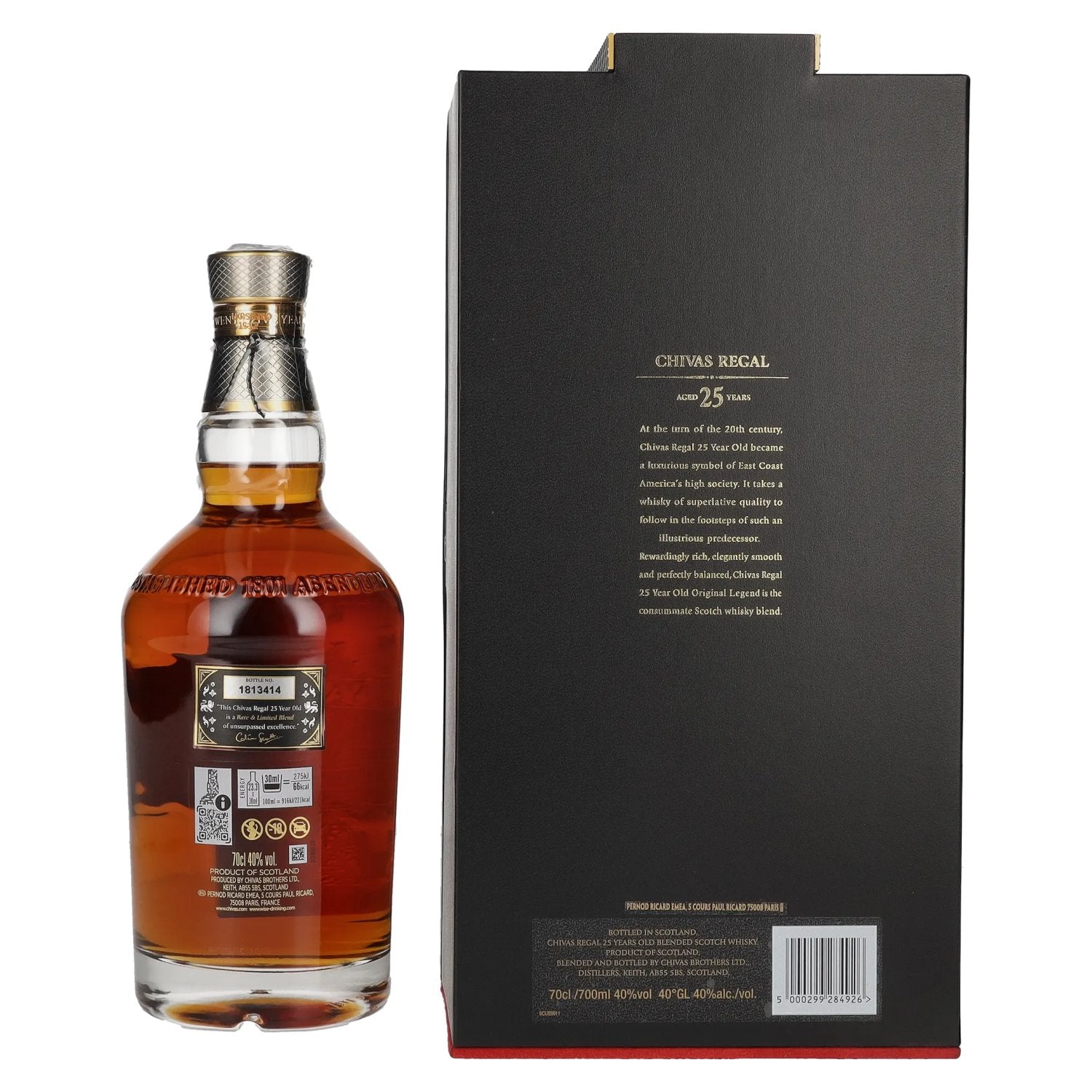 Chivas Regal 25 Years Old ORIGINAL LEGEND 40% Vol. 0,7l in Geschenkbox