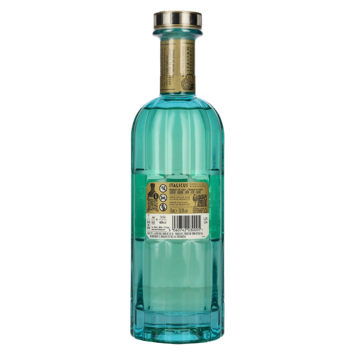 Italicus Bergamot Rosolio Liqueur 20% ABV 0.7l