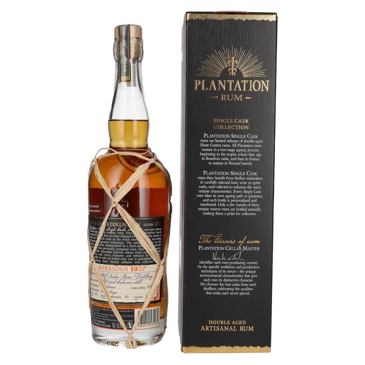 Plantation Rum BARBADOS 10 Years Old Arran Finish by delicando 2023 50.9% Vol. 0.7L in Gift Box