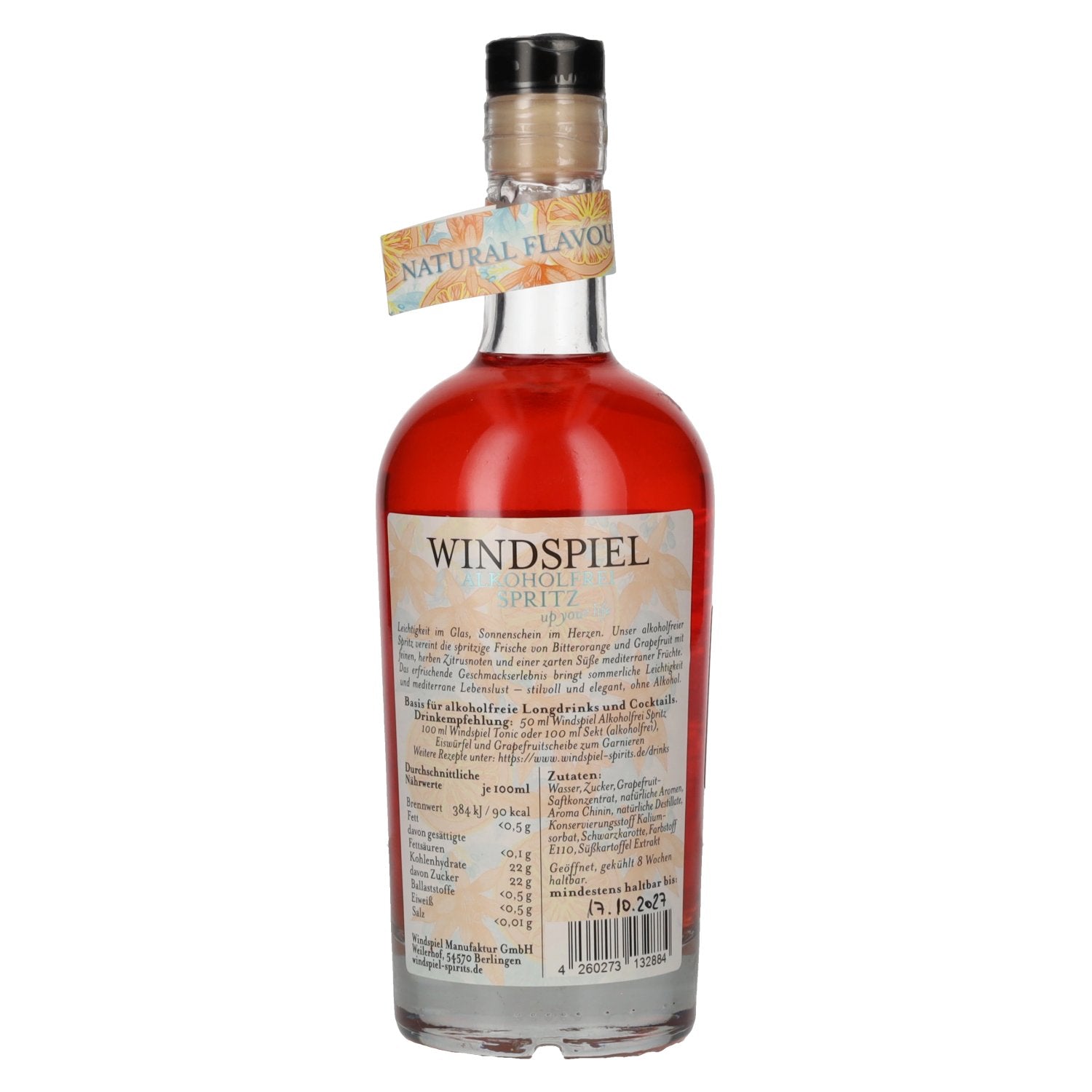 Windspiel Spritz up your life Alkoholfrei 0,5l