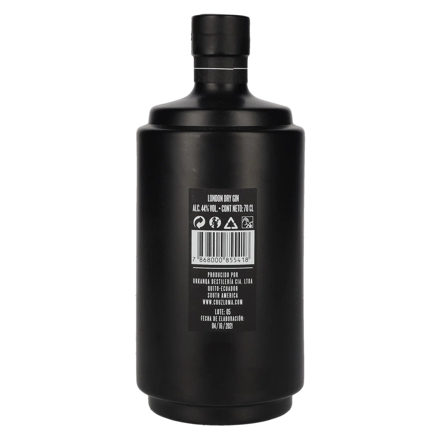 CRUZLOMA Handcrafted Small Batch London Dry Gin 44% Vol. 0,7l