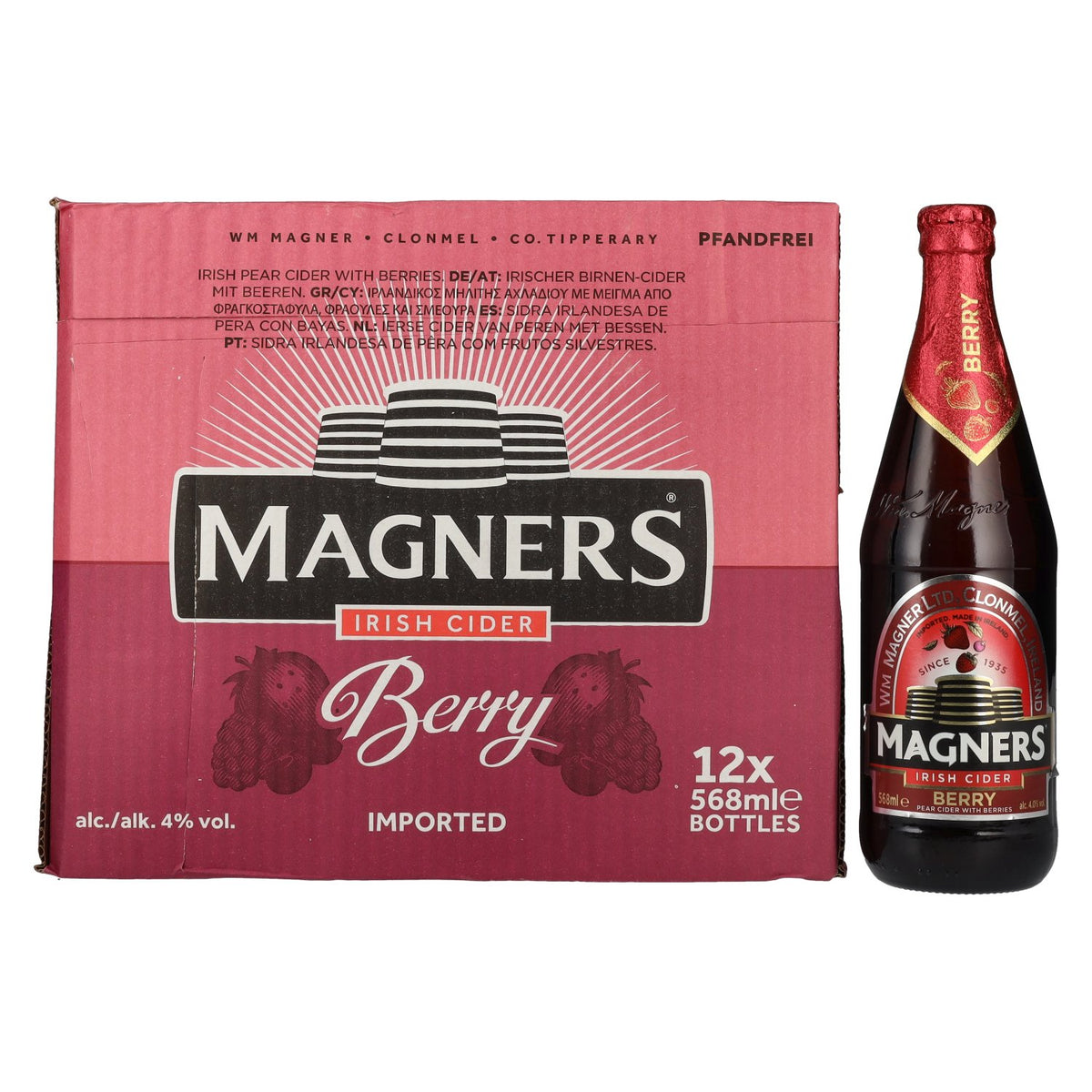 Magners Irish Cider BERRY 4% Vol. 12x0.568l