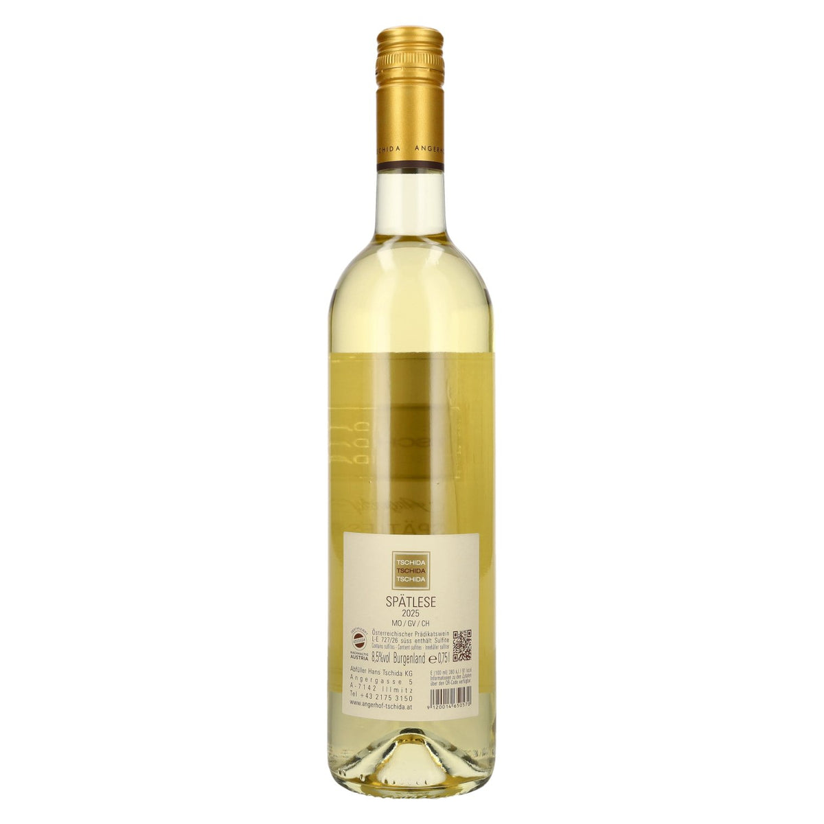 Tschida Angerhof Spätlese 2025 8,5% Vol. 0,75l