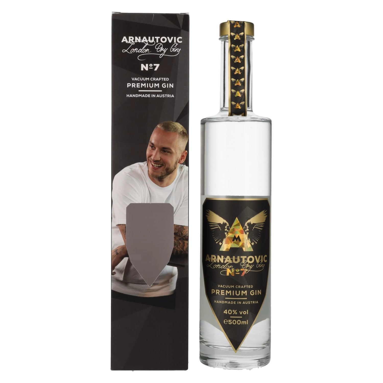 Arnautovic London Dry Gin Premium Gin No. 7 40% Vol. 0.5l in Gift Box