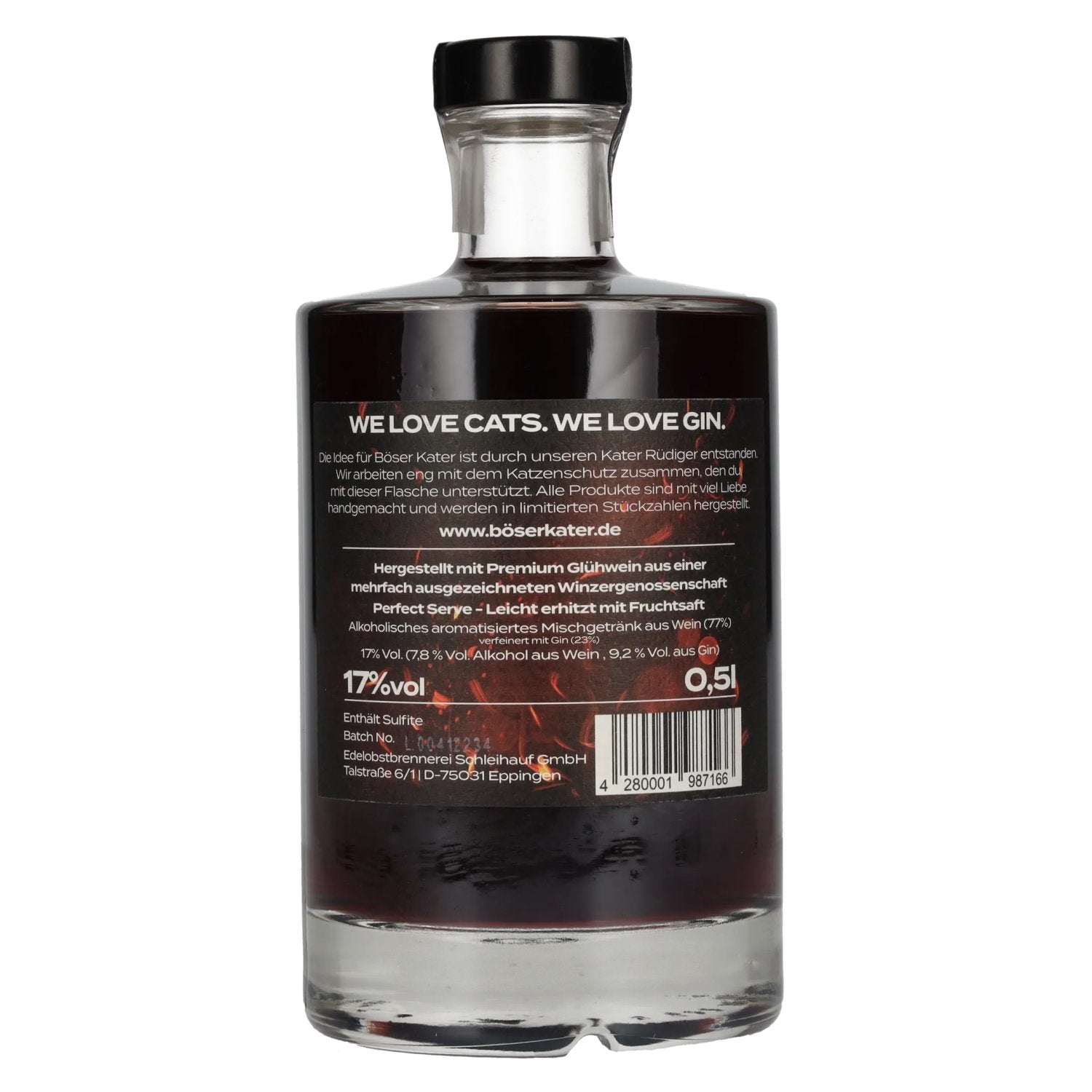EVIL TOMCAT Hot Pussy Handcrafted Mulled Punch & Gin 17% Vol. 0.5l