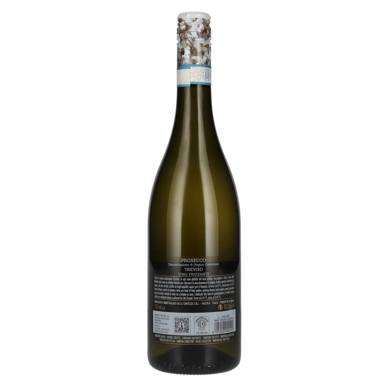 Le Contesse Prosecco Frizzante Treviso DOC 10.5% Vol. 0.75l