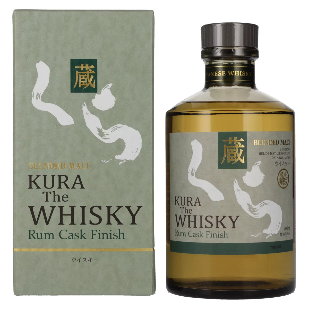 Kura The Whisky Blended Malt Rum Cask Finish 40% Vol. 0.7l in Gift Box
