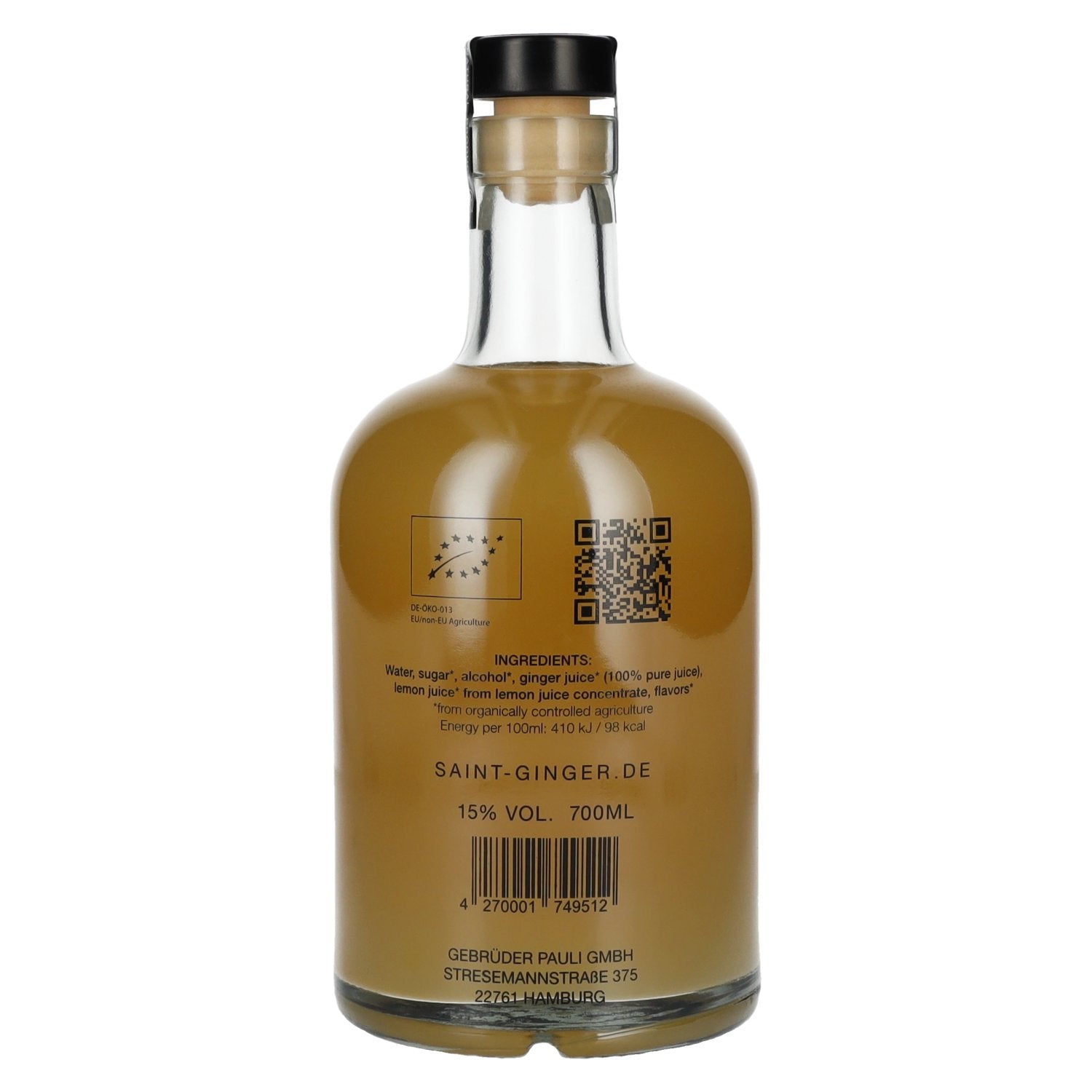 Saint Ginger Ingwer Liqueur 15% Vol. 0,7l