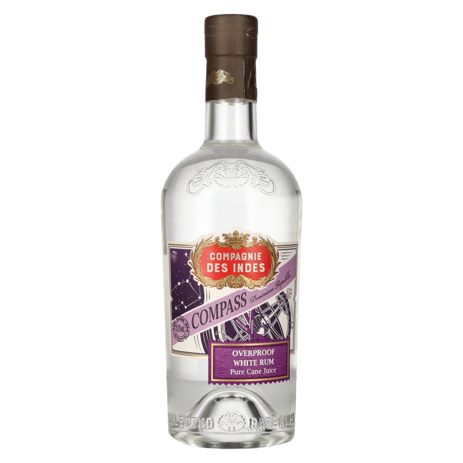 Compagnie des Indes COMPASS Dominican Republic Overproof White Rum 51.2% Vol. 0.7l