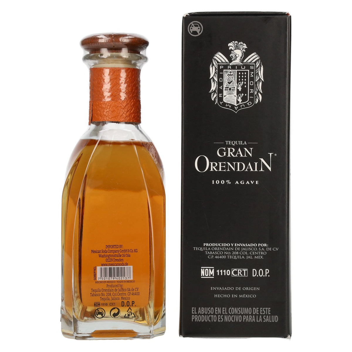 Gran Orendain Tequila REPOSADO 100% Agave 40% vol. 0.7 l in a gift box