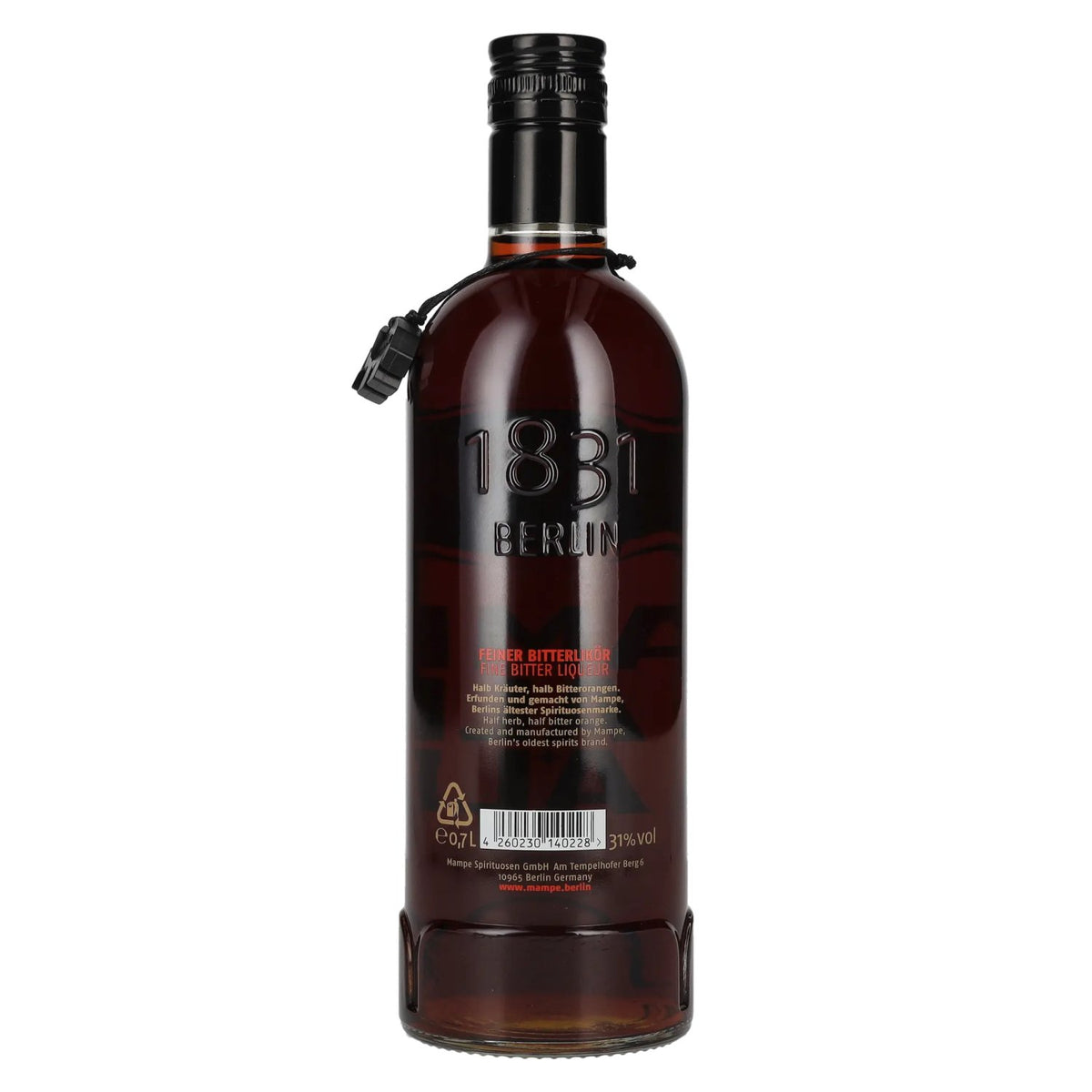 Mampe Halb &amp; Halb Bitter Liqueur 31% vol. 0.7 l