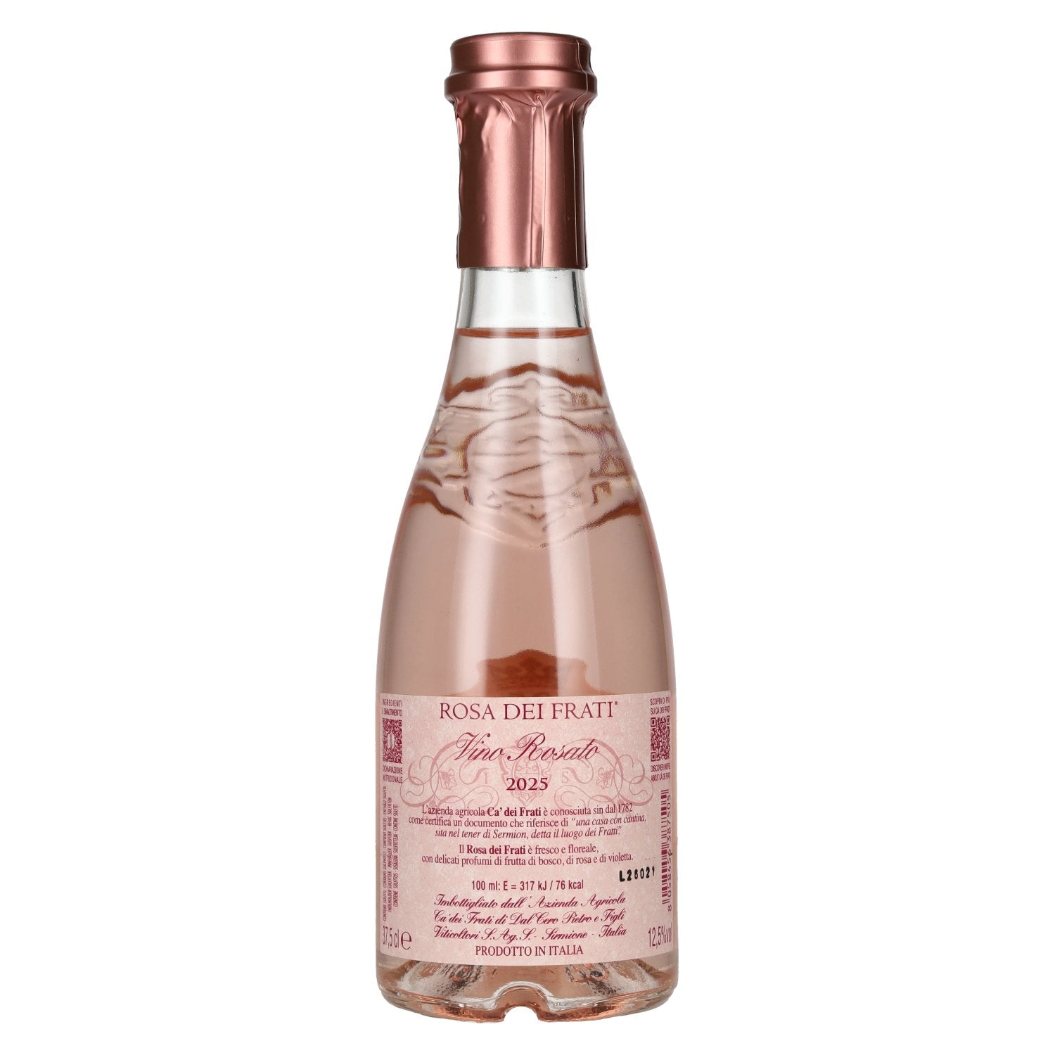 Cà dei Frati Rosa dei Frati Rosé Wine 2025 12.5% Vol. 0.375l