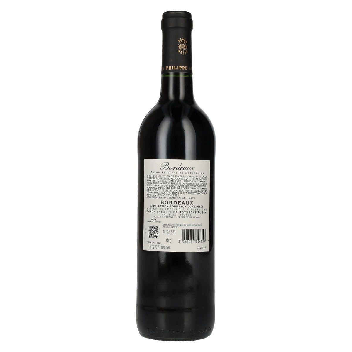 Baron Philippe de Rothschild Bordeaux Rouge 2024 12,5% Vol. 0,75l