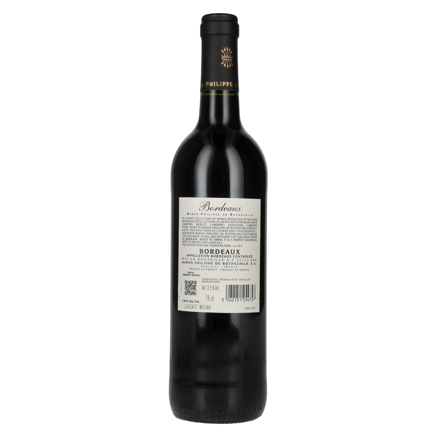 Baron Philippe de Rothschild Bordeaux Rouge 2024 12,5% Vol. 0,75l