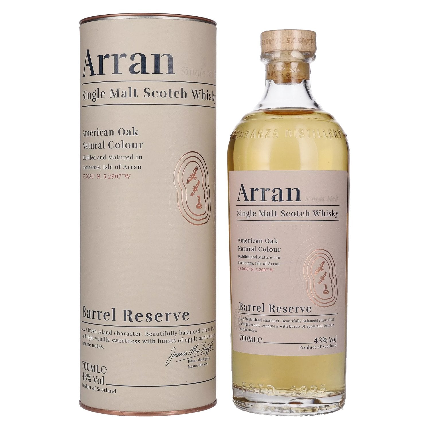 Arran Single Malt American Oak BARREL RESERVE 43% Vol. 0,7l in Geschenkbox