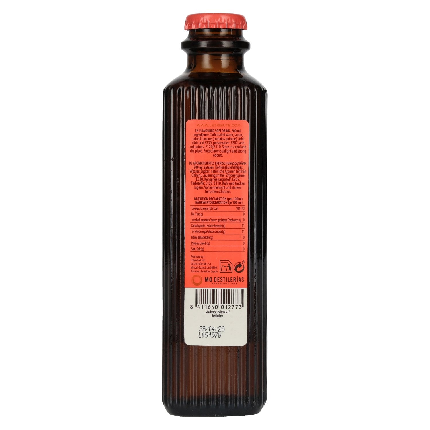 Le Tribute Bitter Aperitivo 0,2l