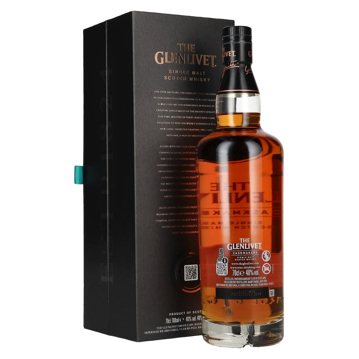 The Glenlivet CASKMAKERS Travel Exclusive ex-Spanish Sherry Cask Single Malt Whisky 40% Vol. 0.7l in Gift Box